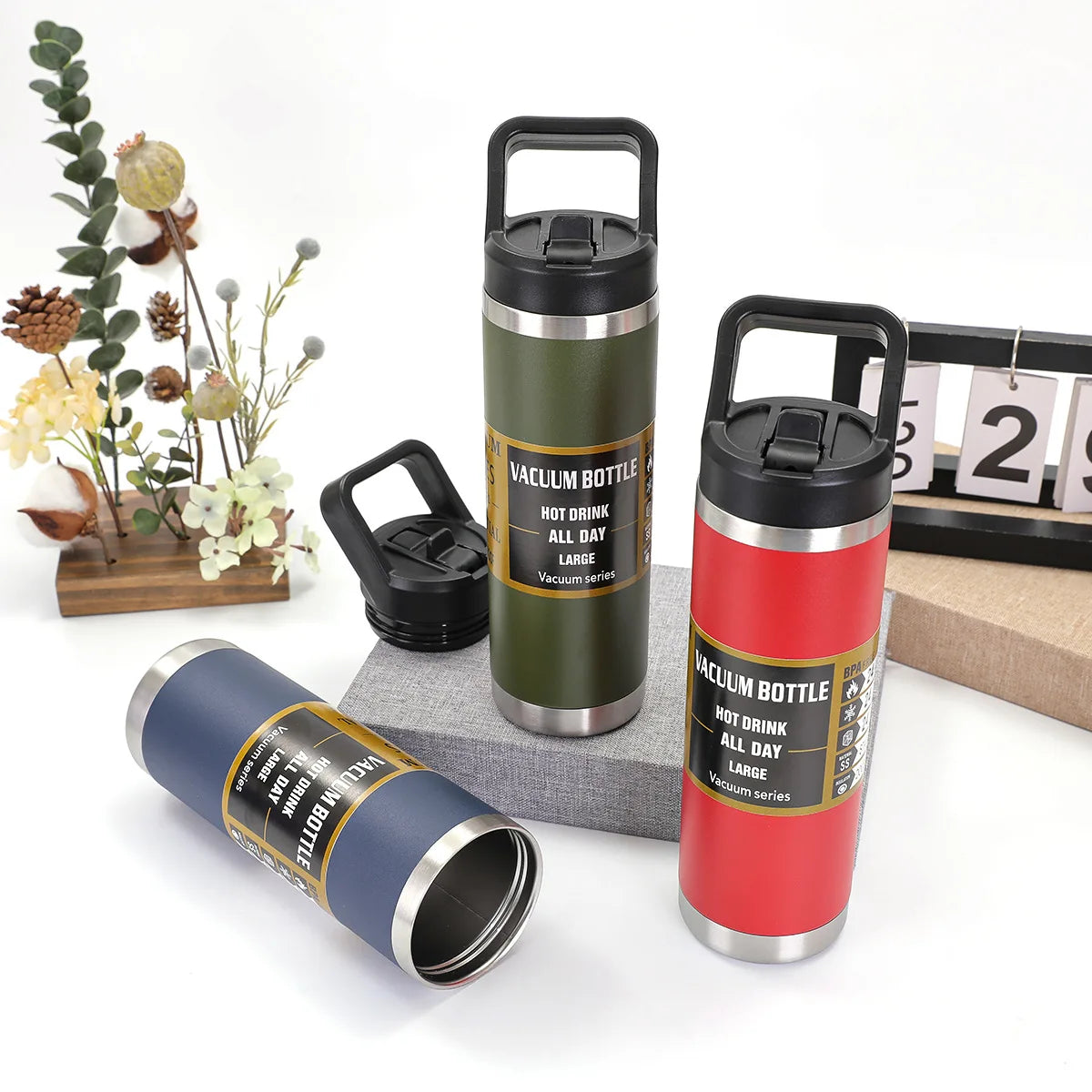 DSC Steel Flask – 600/800/1100ML